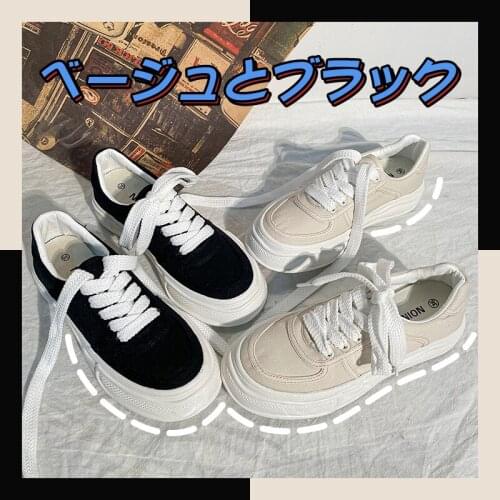 Fashion Women Canvas Shoes 2021 Trend Platform Shoes New Comfortable Breathable High Quality Vulcanized Shoes Black Flats Women