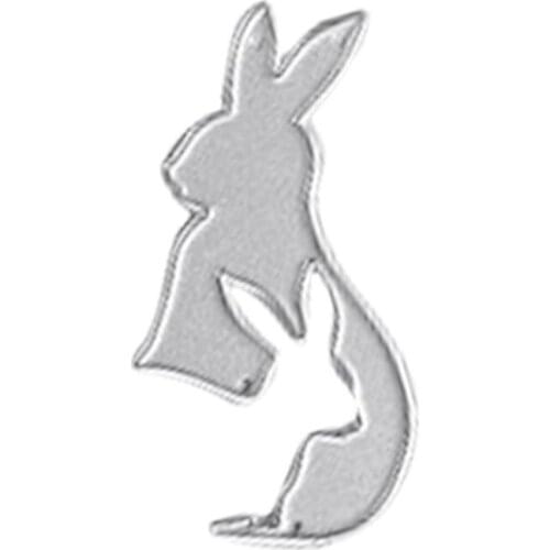 W3JE Bunny Rabbit Easter Metal Cutting Dies Stencil Scrapbooking DIY Album Stamp Paper Card Embossing