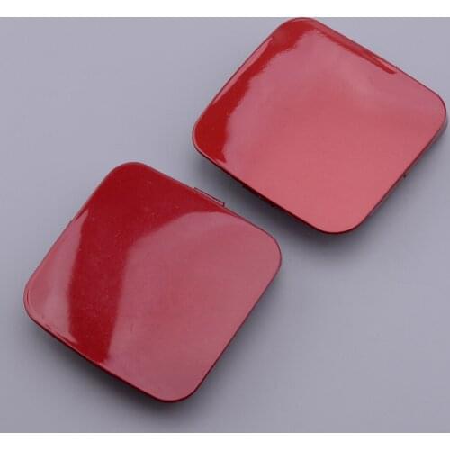 1Pair Red Front Bumper Tow Hook Eye Cover Cap Shell Fit for Toyota RAV4 2009 2010 2011 2012