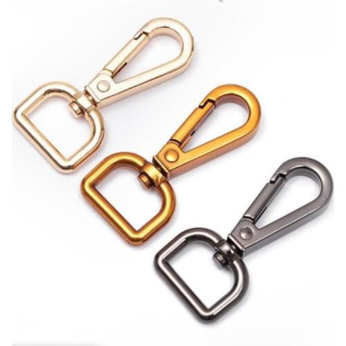 1pcs Mini Zinc Alloy Keychain Simplicity Diy Accessories Dog Collar Buckles Swivel Trigger Clip Connector For Bag Clasp Key Ring