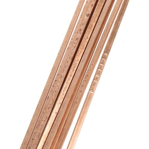 10pcs Low Temperature Flat Soldering Rods For Welding Brazing Repair 3x1.3x400mm