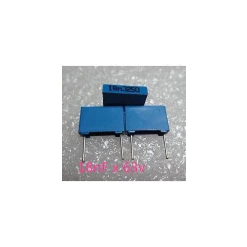 50PCS Hot selling ,original 18nF x 63v 250V Pin pitchP=8mm