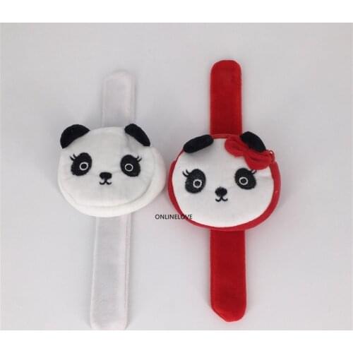 8CM new Panda Small Plush Cotton HAND Coin BAG Purse Wallet Pouch Case ; Pocket Wallet Key BAG