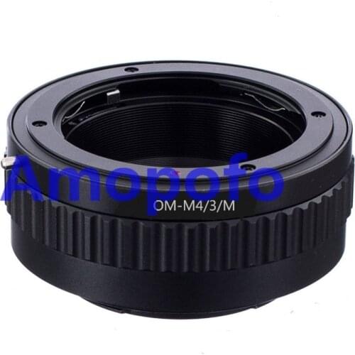 Amopofo OM-M4/3/M Adapter For Olympus OM Lens to M4/3 for Panasonic Adapter Macro Focusing Helicoid