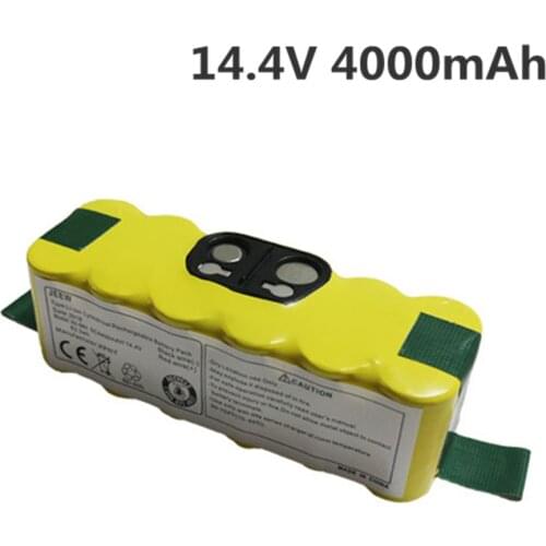 Upgrade 4000mAh 14.4v Replacement Battery Extended-for iRobot Roomba 500 600 700 800 Series Vacuum Cleaner 785 530 560 650