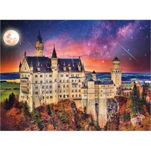 5D new full diamond cartoon house mosaic diamond painting embroidery decoration home decoration
