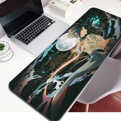 Genshin Impact Xiao Anime Mouse Pad Laptop PC Gamer Computer Desk Pad Gaming Accessories Mouse Keyboard Cs Go Gaming Mouse Pad