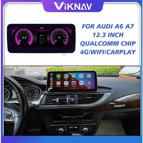 Car gps navigation video player for Audi A6 A7 2011 2012 2013 2014 2015 2016 2017 2018 2019 android radio multimedia screen