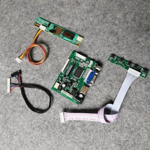 LCD matrix monitor controller board kit 1024*768 Fit HSD150PX14/HSD150PX15/HSD150PX16/HSD150PX17 LVDS 30 Pin VGA AV 1-CCFL