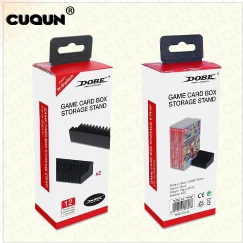 Game Card Box Storage Stand CD Disk Holder Support For Nintend Switch NS For 24pcs CD Disks or Card Holders