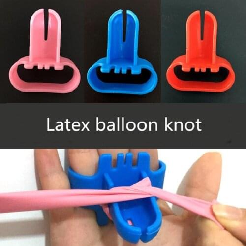 1Pcs Latex Balloons Knot Tool Balloon Clip Birthday Party Decorations Kids Wedding Balls Tool Party Supplies Balloon A