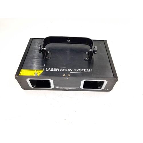 Laser projection lamp double hole stage effect DMX512 disco party KTV nightclub and dance floor lighting