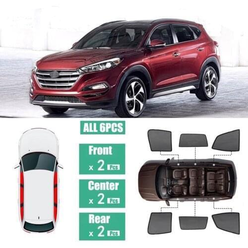 Side Windows Magnetic Sun Shade UV Protection Ray Blocking Mesh Visor Fit For Hyundai Tucson 2015-2018