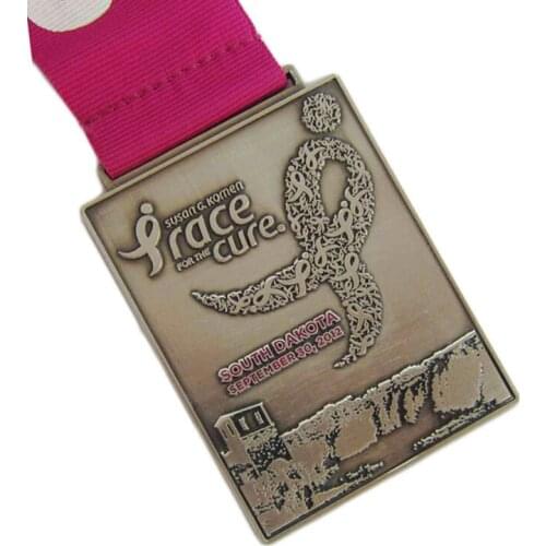 Custom Marathon Medal Rectangular Engraving Medal k20052