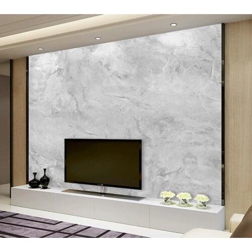 Custom Any Size 3D wallpapers home decor Living Room TV HD Jazz White Marble Wallpaper 3D Stickers