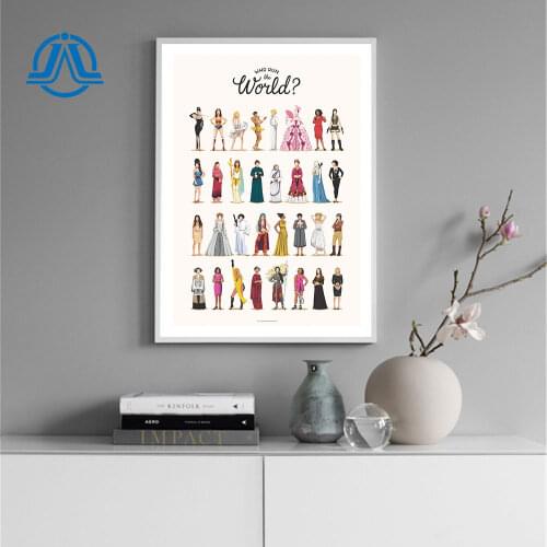 Nordic Poster Everybody dance Canvas Painting Who Run The World Wall Art Print Fashion Picture For Living Room On The Wall Decor