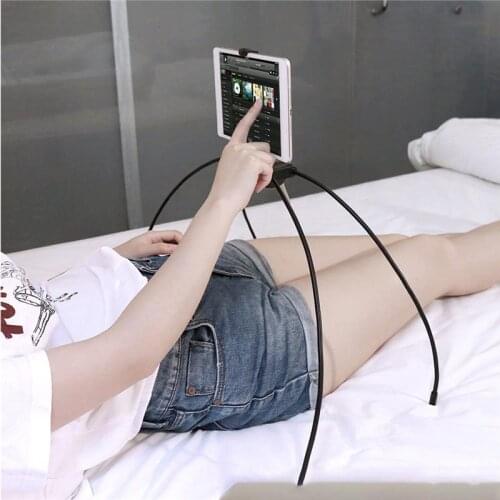 Adjustable Lazy Phone Pad Stand Mount Holder Tablet Spider Bracket Foldable Stable Desk Bed Car Bathroom Multi-scene Application