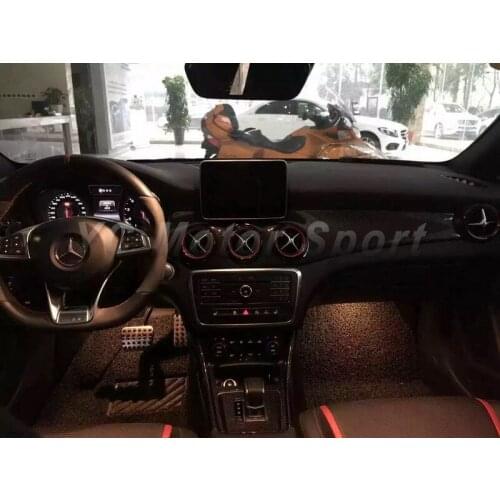 Dry Carbon Fiber Interior Trim Kit 7pcs Fit For 2014-2015 MB A CLA GLK Class W176 W117 X156 RHD Interiro Trim Kit