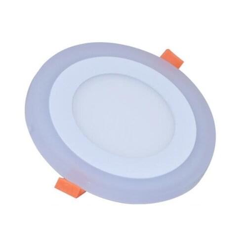 LED Downlight Round 6W 9W 16W 24W 3 Model LED Lamp Double Color Panel Light two Color Ceiling Recessed Lights Indoor Lighting