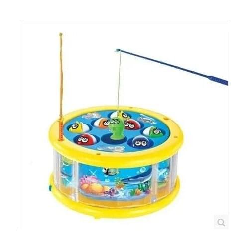 Rotary toy Electric Toy Electric Rotary Underwater World Music Parent-child Fishing Toys Educational Battery Operated Sounding