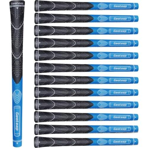 Geoleap Golf Grips Set of 13-Multi Compound Golf Club Grips,Thumb Pattern,Standard Size,8 Colors Optional