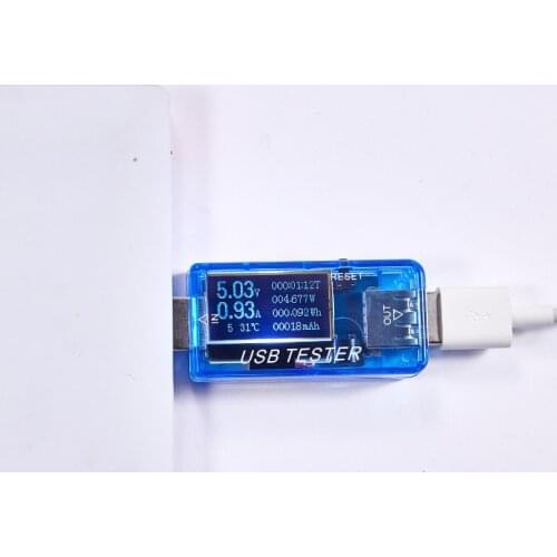 10 pcs 8 in 1 LCD USB Current Voltage Detector Charger Capacity Tester Meter Power Bank