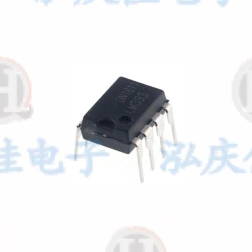 10PCS/Lot LM393 LM393P 393 LM393N DIP-8 DIP8 DIP Linear-Comparator IC 100%NEW