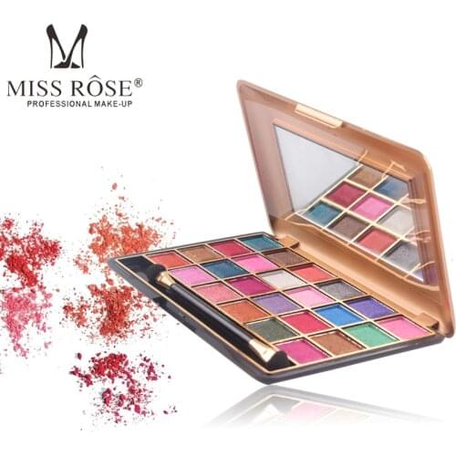 24Colors Eyeshadow Pallete Makeup Long Lasting Matte Glitter Eye Shadow Palette Pearl Shimmer Makeup Brush Paletas De Maquillaje