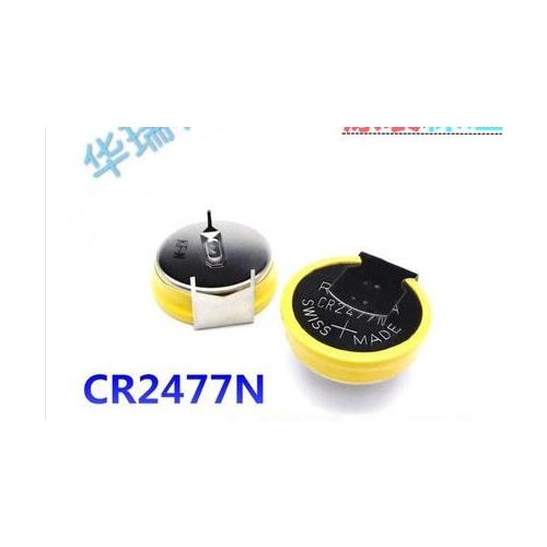2PCS~10PCS Brand new original CR2477N With welding feet button battery 3V CR2477 battery High temperature lithium battery