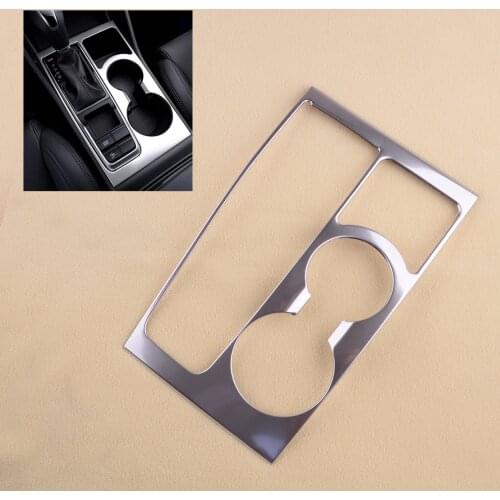 Car Interior Gear Shift Drink Holder Panel Cover Trim Decor Fit For Hyundai Tucson 2019 2020 Automatic Transmission Model LHD