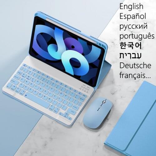 Case for Samsung Galaxy Tab S6 Lite 10.4 Wireless Keyboard Teclado for Galaxy Tab S6 Lite Tablet Magnetic Cover Funda