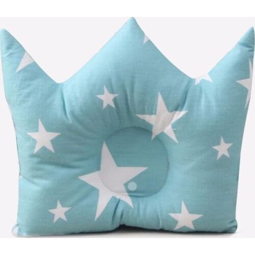 Baby crown shaping pillow to prevent flat baby bedding pillow newborn boy girl room decoration accessories 0-24 months