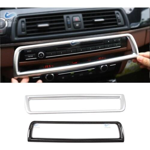 For BMW 5 Series F10 F18 2011 2012 2013 - 2017 Car Interior Center Console Air Condition Air Vent Outlet Frame Cover Decor Trim