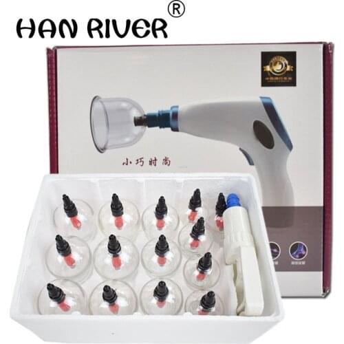 HANRIVER Electric charge vacuum cupping Health care physical therapy instrument 6 head cupping