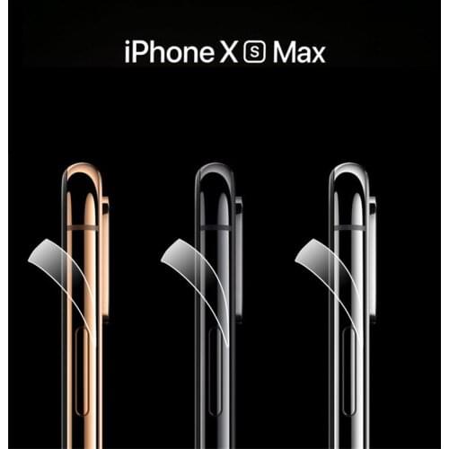 JUSFYU New Sticker For iPhone X XS MAX Ice Film Sticker Border side film Sticker For iPhone 11 11Pro Max Ultra-thin Transparent