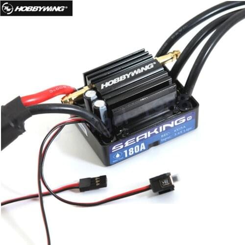 Hobbywing SeaKing V3 Waterproof 30A/60A/90A/120A/180A 2-6S Lipo Speed Controller 6V BEC Brushless ESC for RC Racing Boat