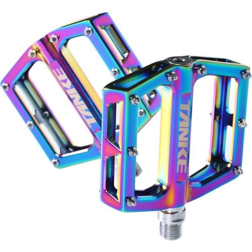 Oil Slick Mountain Bicycle Pedals MTB Platform Aluminum Road Bike Pedals Bearing Anti-Silp BMX Folding Bike Pedals Bicycle Parts
