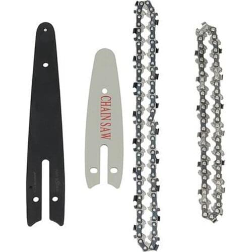 4/6 Inch Sharp Chain And Guide Rail Set For Mini Saw Special Chain Hardware Tool Saw Chain