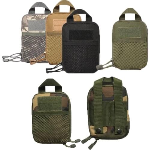 Outdoor Airsoft Tactical MOLLE EDC Rip-Away EMT IFAK Medical Pouch First Aid Kit Utility Bag Portable Army Casual Waist Pack