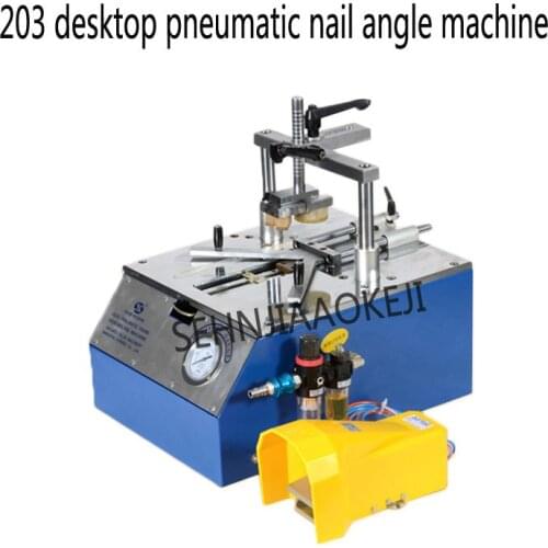 Desktop pneumatic nail angle machine JS203 Photo frame nail angle machine Processing machinery Frame Jointing Machine 1pc