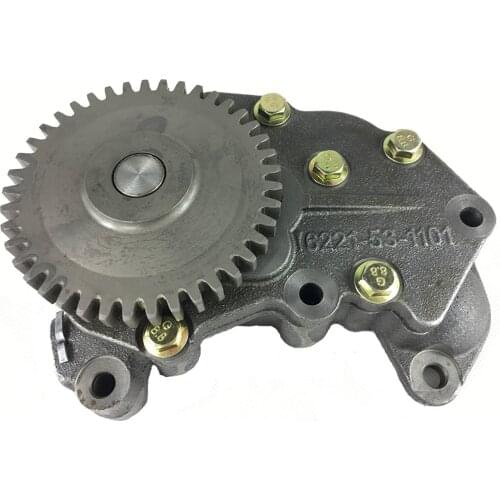 Oil Pump 6221-53-1101 6221-53-1100 For Komatsu SAA6D108E Engine PC300-6 Excavato