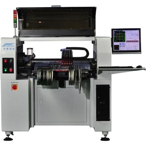 The new pick and place machine for 0201 chips with digital flying vision , high accuracy pick and place smd machine