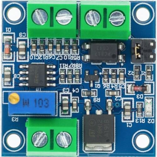 PWM to Voltage Converter Module 0%-100% to 0-10V for PLC MCU Digital to Analog Signal PWM Adjustabl Converter Power Module
