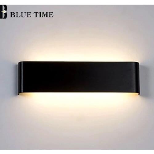 36W Rectangle Finished Modern LED Wall Lights For Bathroom Bedroom Living Room Mirror Front Light LED Wall Lamps AC 110V 220V