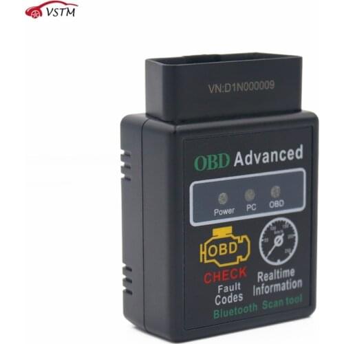 V2.1 ELM327 HH OBD Advance for Android Bluetooth OBD2 OBDII HH OBD2 ELM327 Bluetooth Auto code reader Scanner tool
