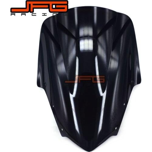 Motorcycle Black Windscreen Windshield for Yamaha FZ1S 2006-2011 2006 2007 2008 2009 2010 2011