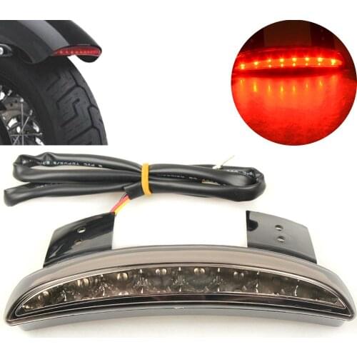 Motorcycle Rear Fender Edge LED Tail Warning Stop Light Brake Taillight For XL 1200X Forty-Eight 2010 2011 2012 2013 2014