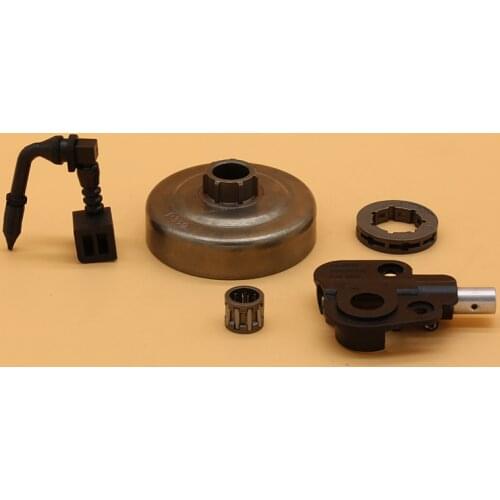 .325" 7T Clutch Drum Sprocket Rim Bearing Oil Pump Drive Fit For PARTNER 420 390 350 351 352 370 371 Gas Chainsaw Spare Parts