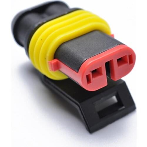 5 Sets Sealed Waterproof Electrical Connector Kit Housing Terminals