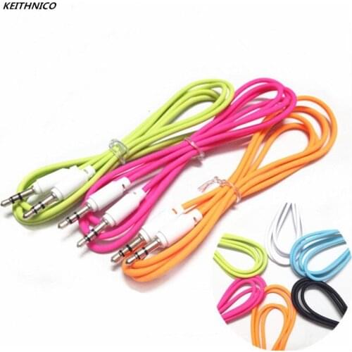 KEITHNICO 1PC AUX Audio 3.5mm Male to 3.5 Male Audio Cable for Car Tablets and MP3 Player